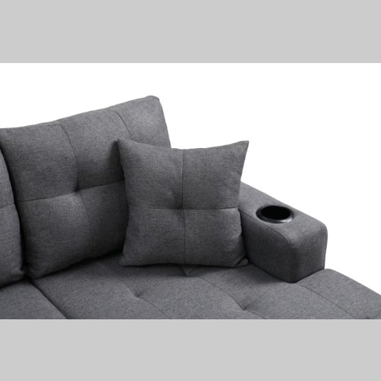 Fabric Sectional Sofa - SNAK HOME