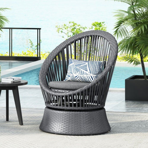 Modern Wicker Lounge Chair - SNAK HOME
