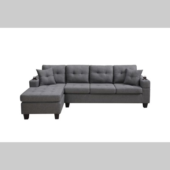 Fabric Sectional Sofa - SNAK HOME
