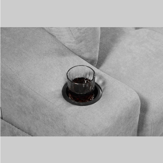Convertible Sectional Sofa With Armrest Storage - SNAK HOME