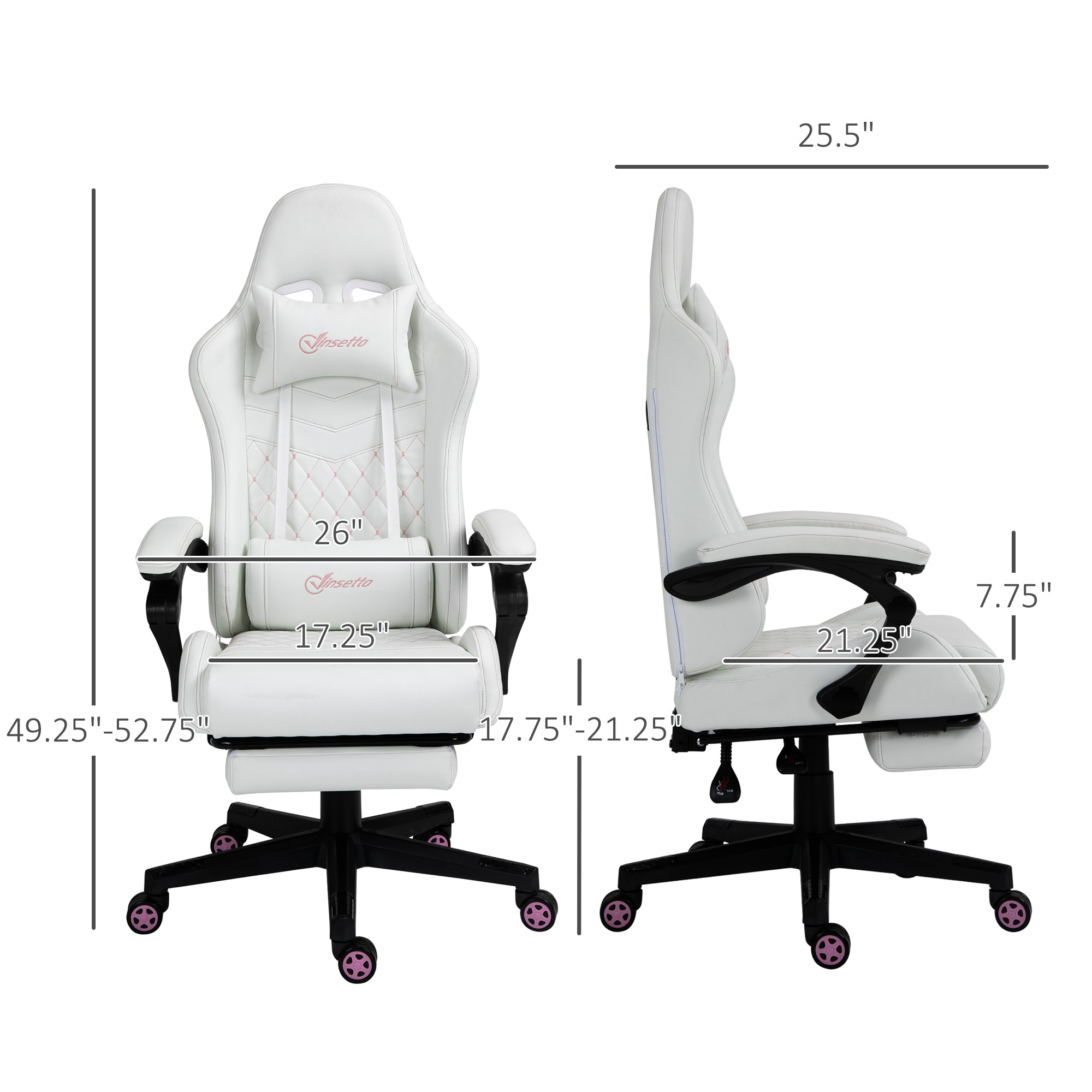 High Back PU Leather Gaming Chair - SNAK HOME
