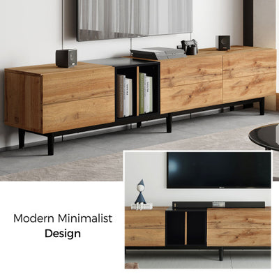 Modern TV Stand For 80-inch TVs - SNAK HOME