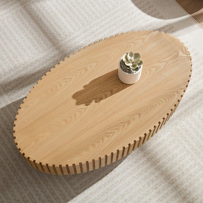 Modern Handmade Drum Coffee Table - SNAK HOME