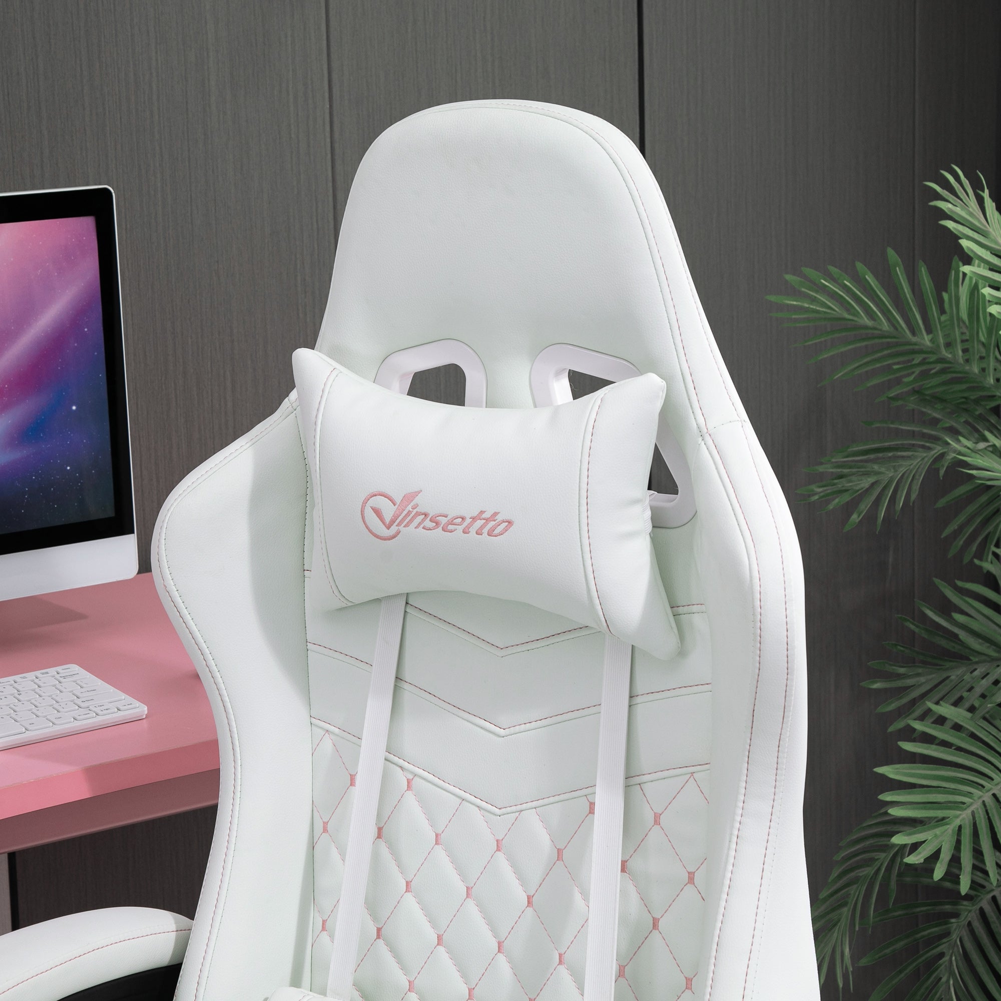 High Back PU Leather Gaming Chair - SNAK HOME