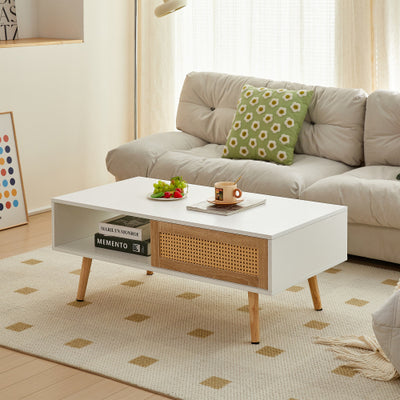Rattan Coffee Table - SNAK HOME