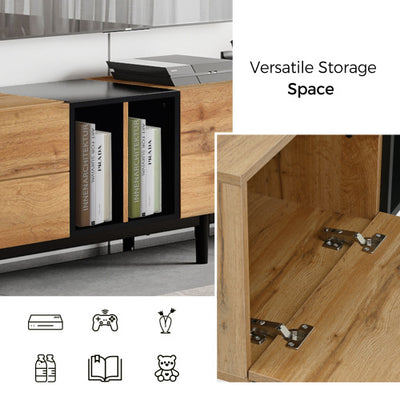 Modern TV Stand For 80-inch TVs - SNAK HOME