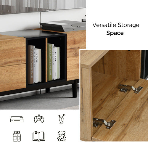 Modern TV Stand For 80-inch TVs - SNAK HOME