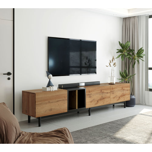 Modern TV Stand For 80-inch TVs - SNAK HOME