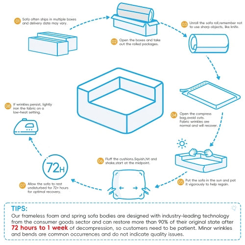 Sofa Couch For Living Room - SNAK HOME