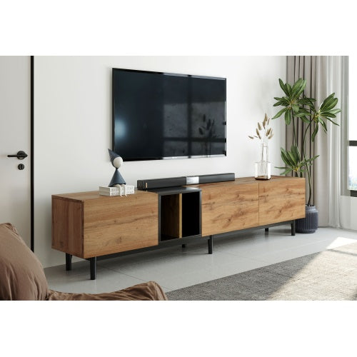 Modern TV Stand For 80-inch TVs - SNAK HOME