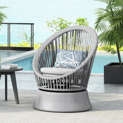 Modern Wicker Lounge Chair - SNAK HOME