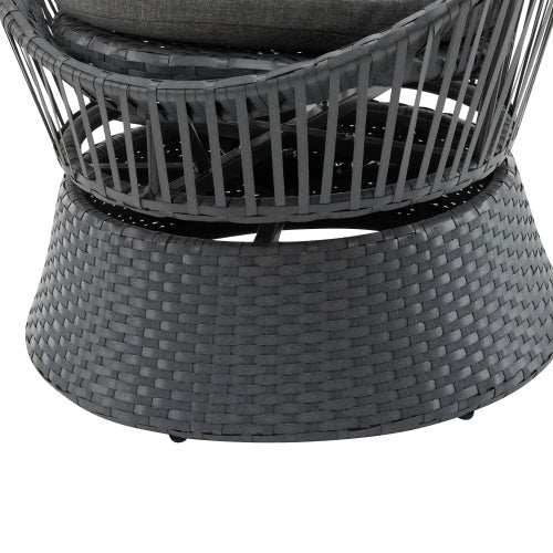 Modern Wicker Lounge Chair - SNAK HOME