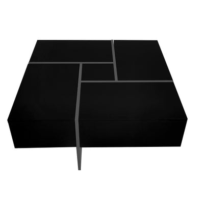 Unique Design Coffee Table With 4 Hidden Storage Compartments - SNAK HOME