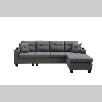 Fabric Sectional Sofa - SNAK HOME