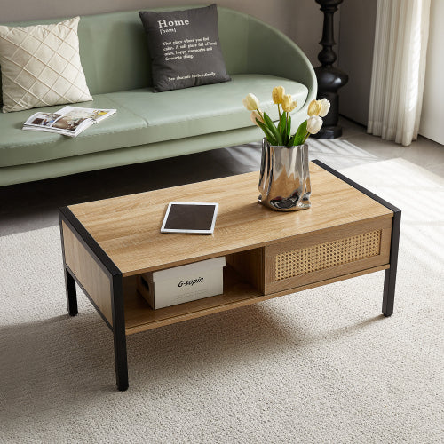 Rattan Coffee Table - SNAK HOME